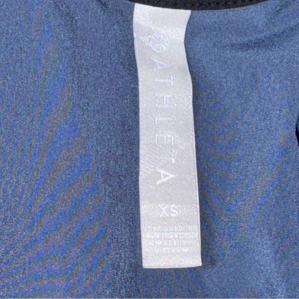 Athleta Unbound Jumpsuit Cargo Blue Relaxed Sleeveless Stretchy Loose 0 2 XS - Picture 12 of 15